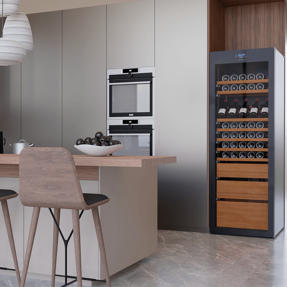 Wine Guardian Luxury Connoisseur Style Multi Zone Wine Refrigerator Wine Coolers Empire