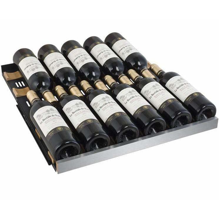 Allavino 121 Bottle  FlexCount II Tru-Vino Dual Zone Stainless Steel Left Hinge Wine Cooler VSWR121-2SL20 - Allavino | Wine Coolers Empire - Trusted Dealer