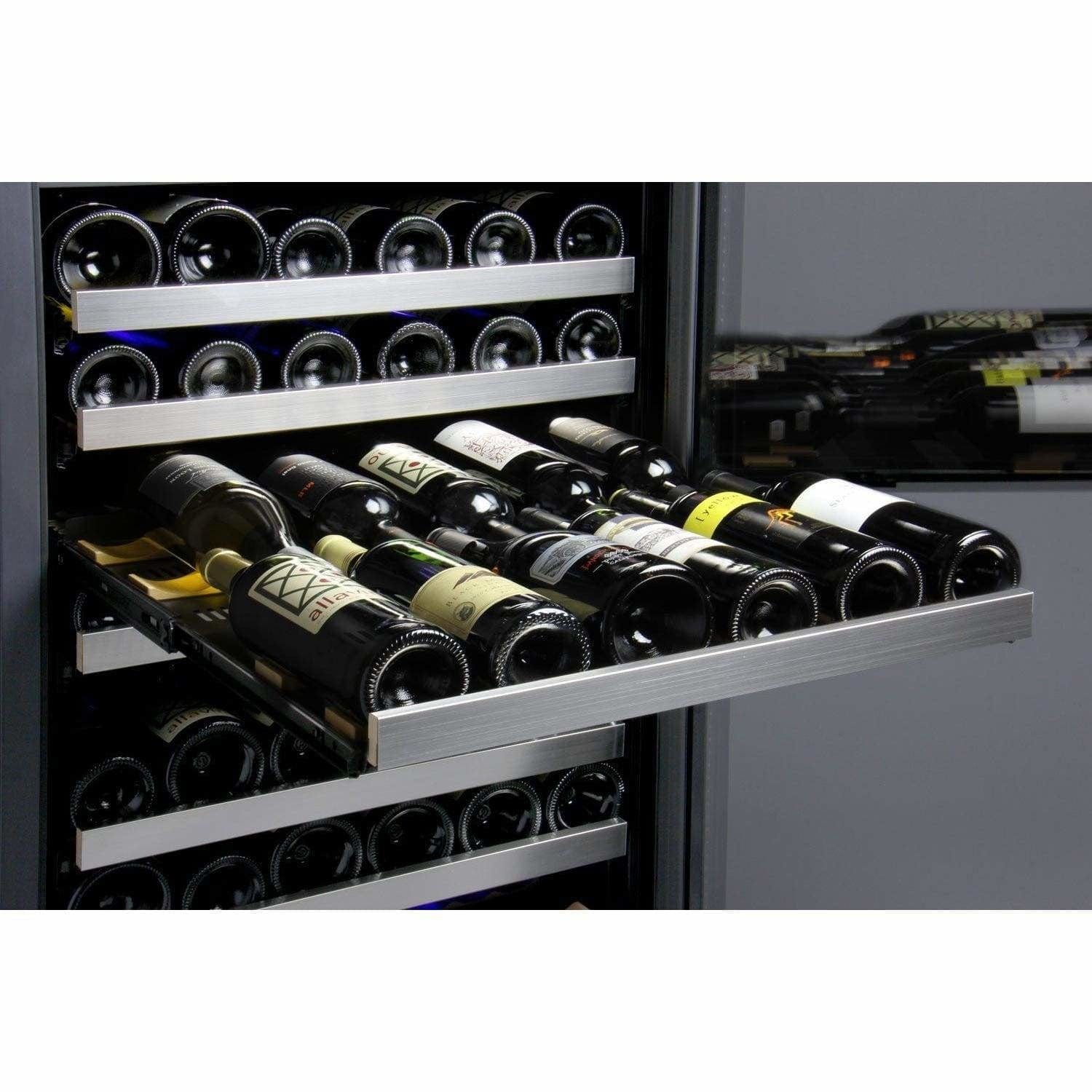 Allavino FlexCount 121 Bottle Two Zone Right Hinge Wine Fridge VSWR121-2SSRN Wine Coolers Empire
