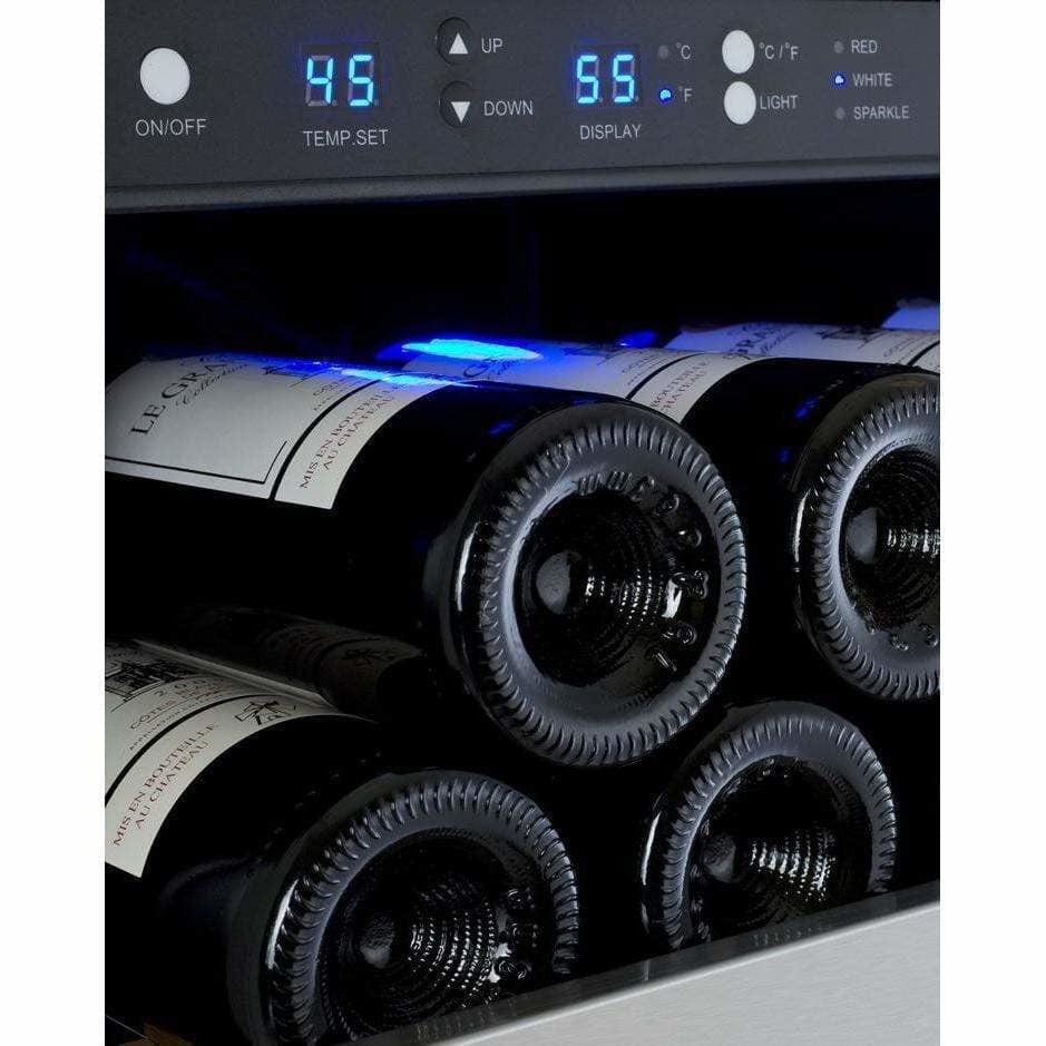 Allavino FlexCount 128 Bottle Single Zone Right Hinge Wine Fridge VSWR128-1SSRN Wine Coolers Empire