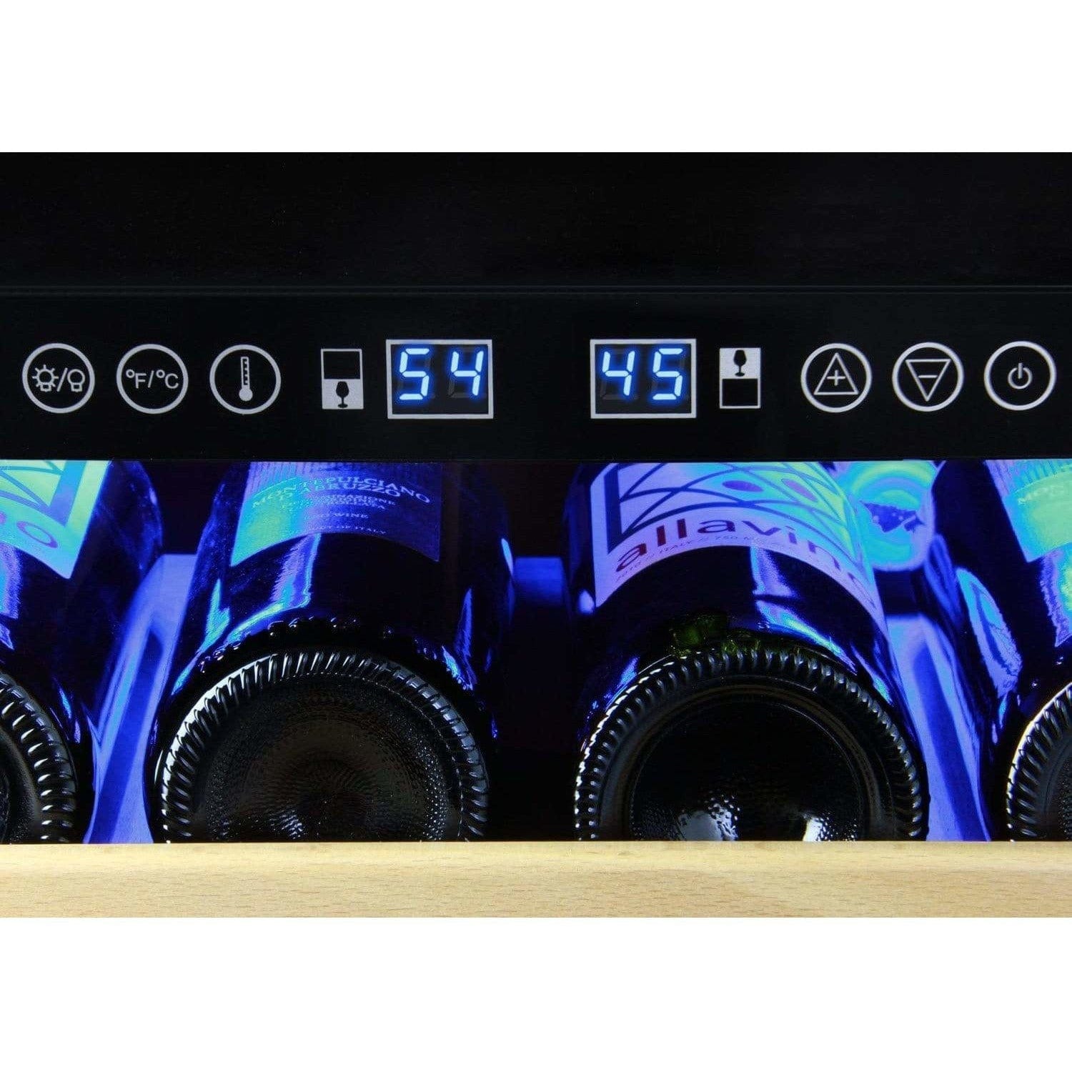 Allavino FlexCount 172 Bottle Dual Zone Stainless Steel Right Hinge Wine Fridge YHWR172-2SWRN Wine Coolers Empire