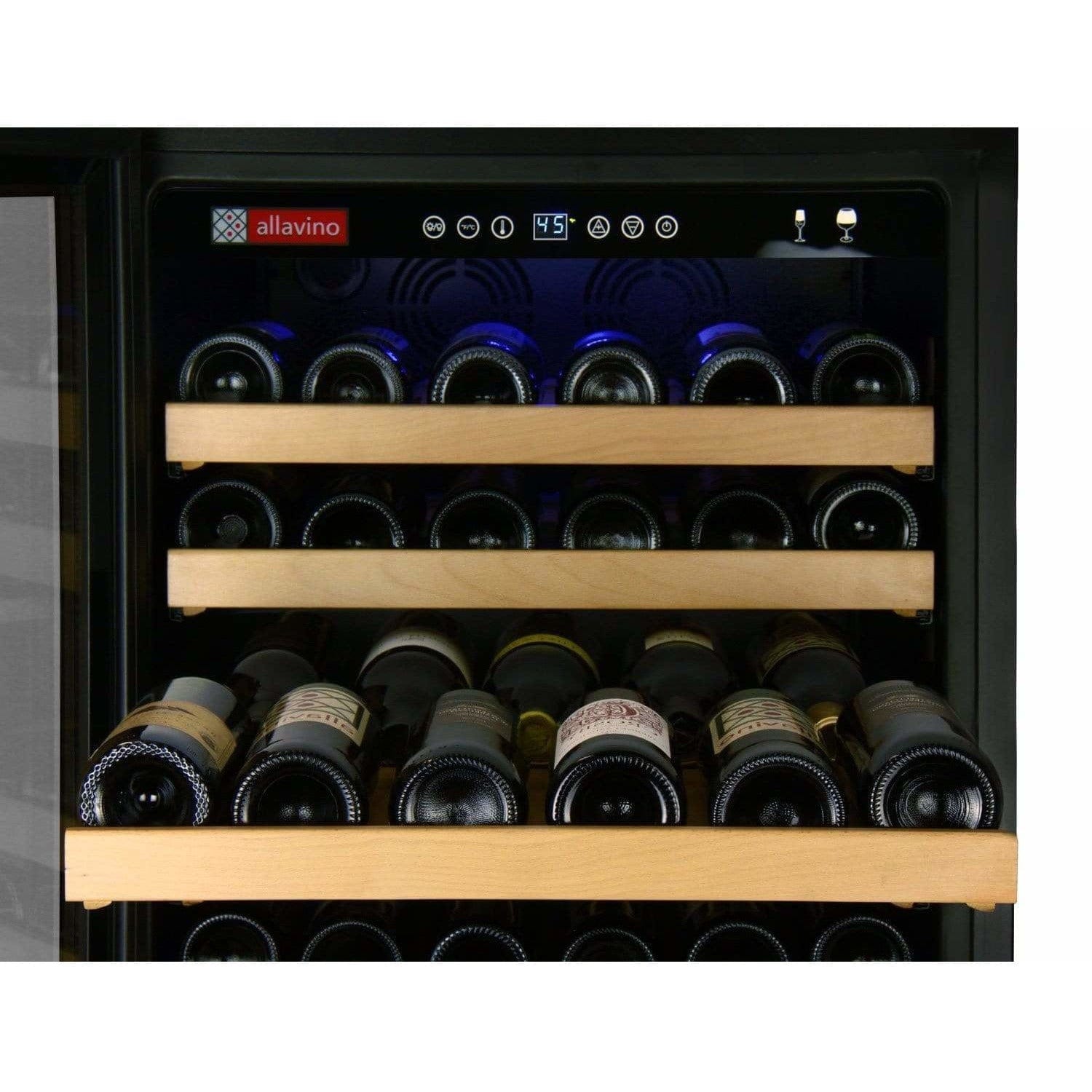 Allavino FlexCount 174 Bottle Single Zone Left Hinge Wine Fridge YHWR174-1SWLN Wine Coolers Empire