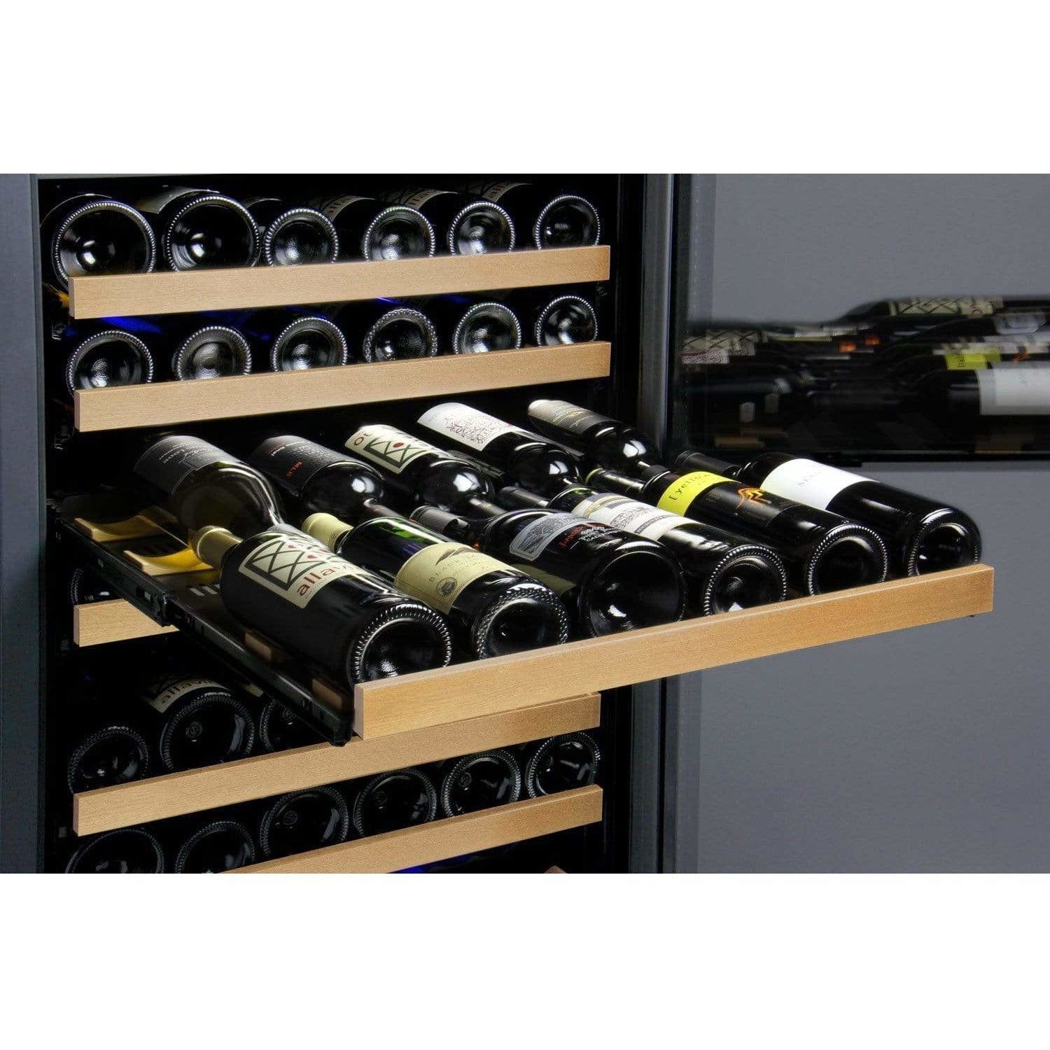 Allavino FlexCount 177 Bottle Black Door Left Hinge Wine Fridge VSWR177-1BWLN Wine Coolers Empire