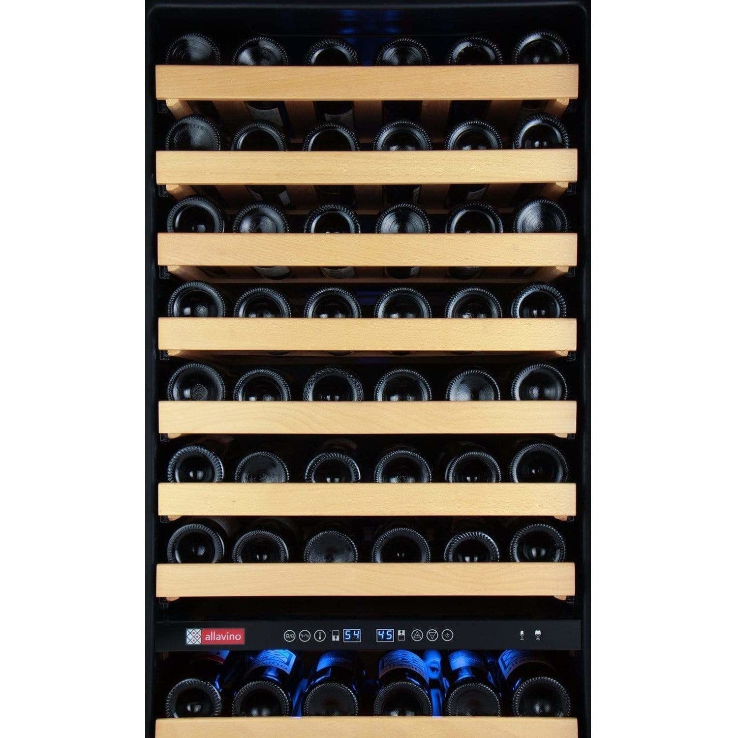 Allavino FlexCount Classic 172 Bottle Left Hinge Stainless Steel Door Wine Fridge YHWR172-2SWLN Wine Coolers Empire