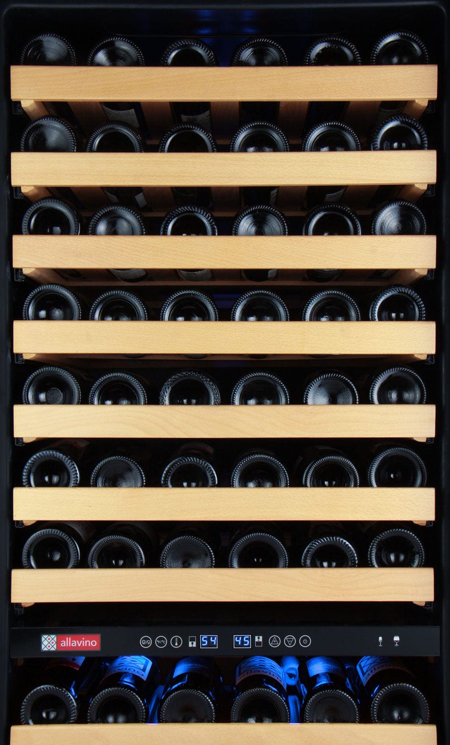 Allavino FlexCount Classic II Tru-Vino 172 Bottle Dual Zone Stainless Steel Right Hinge Wine Refrigerator YHWR172-2SR20 Wine Coolers Empire