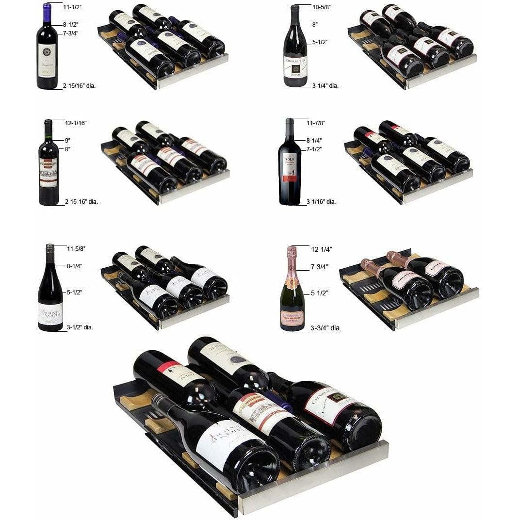 Allavino FlexCount Dual Zone Wine and Beverage Fridge 3Z-VSWB15-3SST Wine Coolers Empire