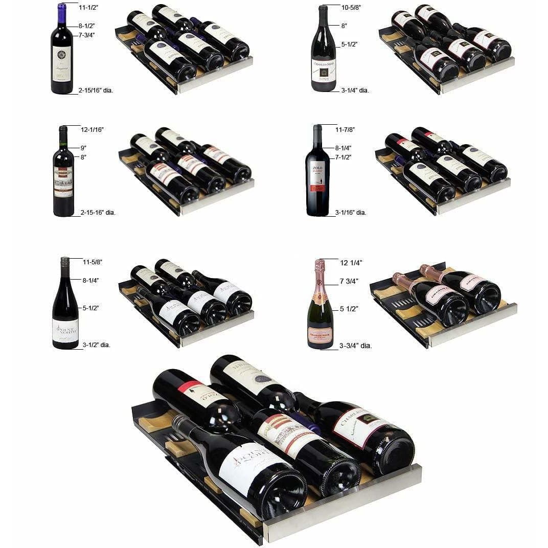 Allavino FlexCount Dual Zone Wine Fridge/Beverage Center VSWB30-2SSFN Wine Coolers Empire