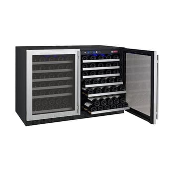 Allavino FlexCount II Tru-Vino 112 Bottle Dual Zone Stainless Steel Wine Fridge 2X-VSWR56-1S20 Wine Coolers Empire