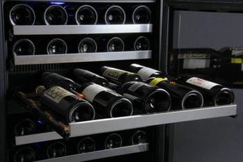 Allavino FlexCount II Tru-Vino 112 Bottle Dual Zone Stainless Steel Wine Fridge 2X-VSWR56-1S20 Wine Coolers Empire