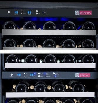 Allavino FlexCount II Tru-Vino 112 Bottle Three Zone Stainless Steel Wine Refrigerator 3Z-VSWR5656-S20 Wine Coolers Empire