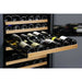 Allavino FlexCount II Tru-Vino 172 Bottle Dual Zone Black Left Hinge Wine Fridge VSWR172-2BL20 Wine Coolers Empire