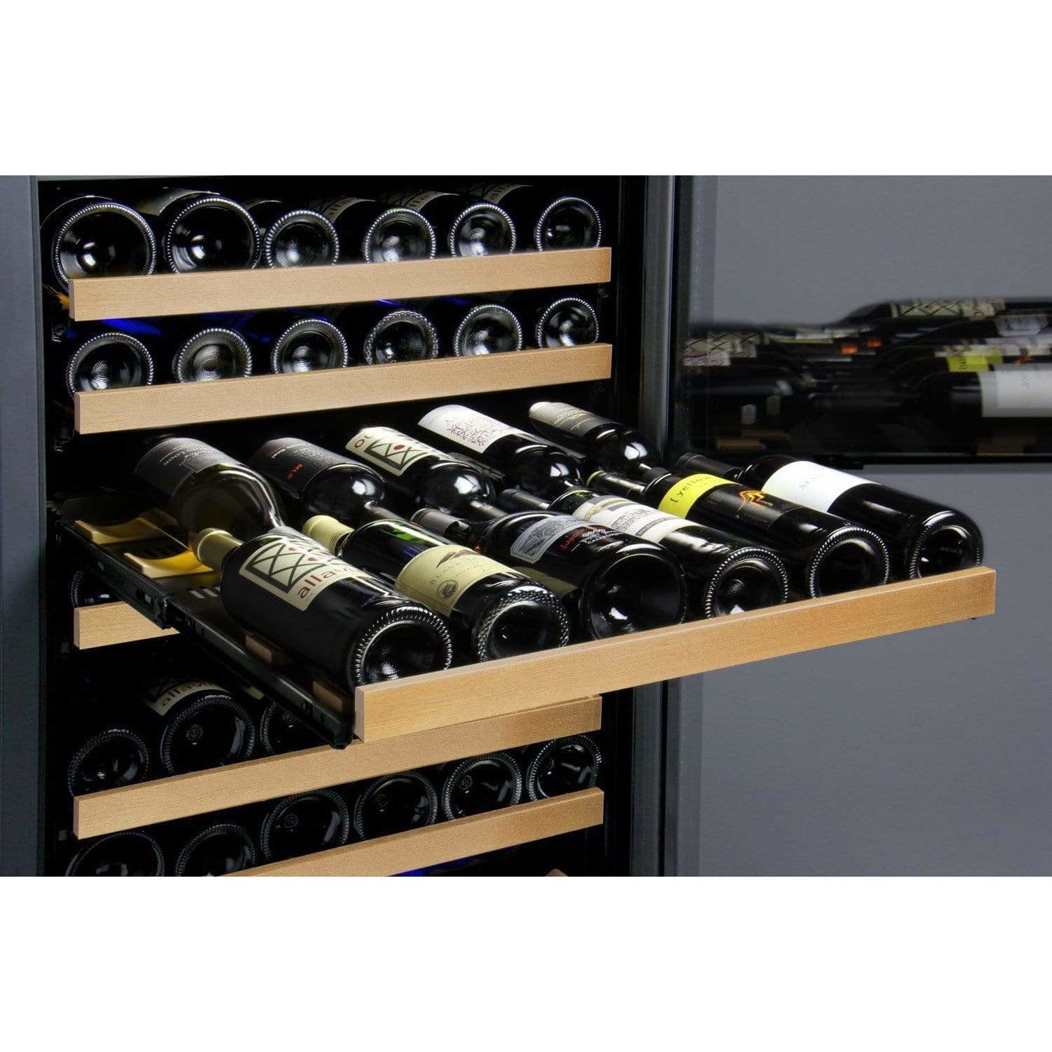Allavino FlexCount II Tru-Vino 177 Bottle Black Left Hinge Wine Fridge VSWR177-1BL20 - Allavino | Wine Coolers Empire - Trusted Dealer