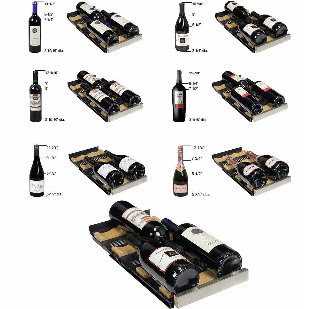 Allavino FlexCount II Tru-Vino 36 Bottle Dual Zone Black Wine Fridge VSWR36-2BF20 - Allavino | Wine Coolers Empire - Trusted Dealer