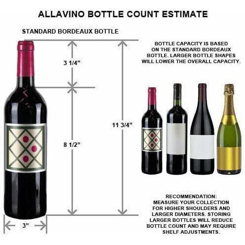Allavino Vite 115 Bottle Black Right Hinge Wine Fridge YHWR115-1BRN Wine Coolers Empire