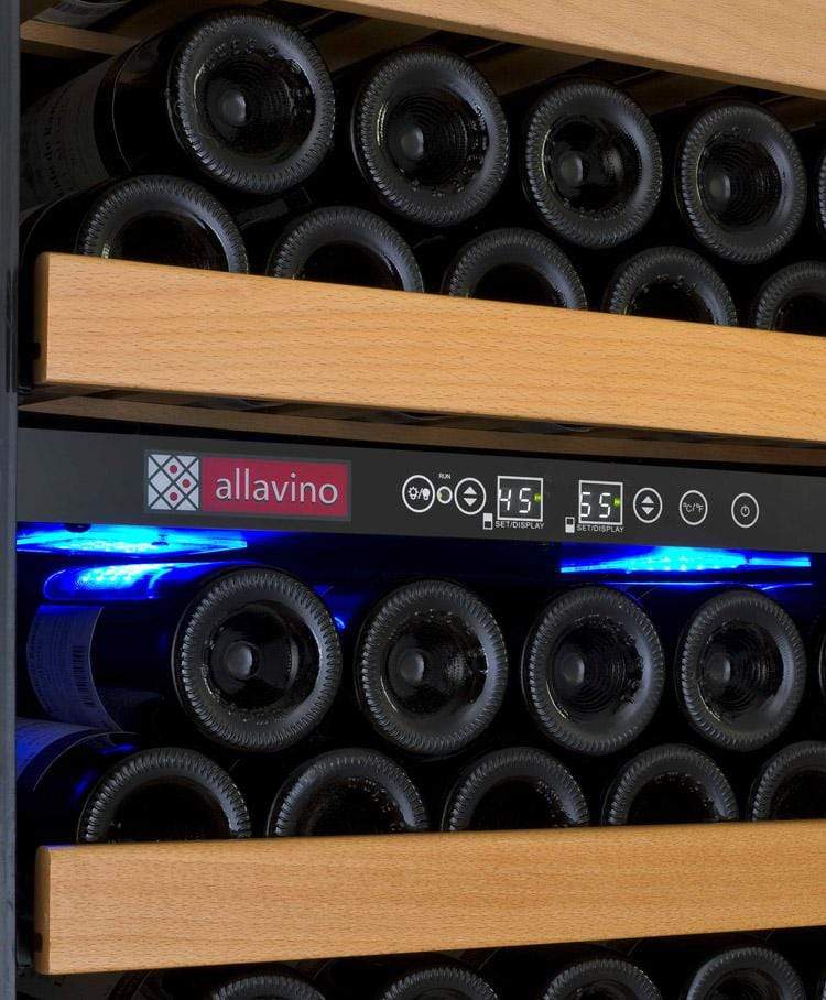 Allavino Vite II Tru-Vino 99 Bottle Dual Zone Stainless Steel Right Hinge Wine Fridge YHWR99-2SR20 - Allavino | Wine Coolers Empire - Trusted Dealer