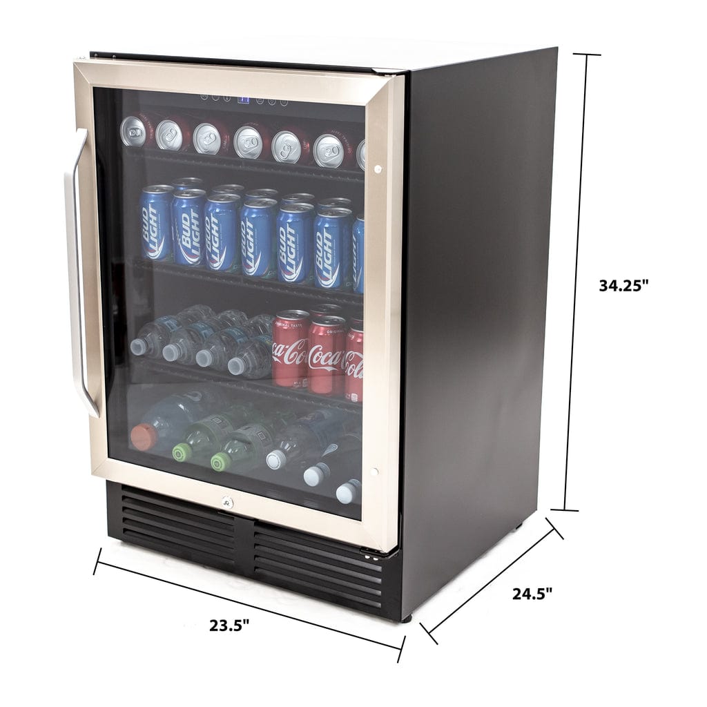   Avanti 130 Can Capacity Beverage Center BCA516SS - Avanti | Wine Coolers Empire - Trusted Dealer