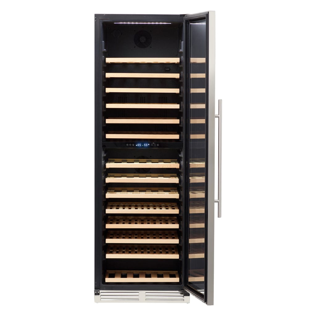 Avanti 154 Bottle DESIGNER Series Dual-Zone Wine Cooler WCD165DZ3S - Avanti | Wine Coolers Empire - Trusted Dealer