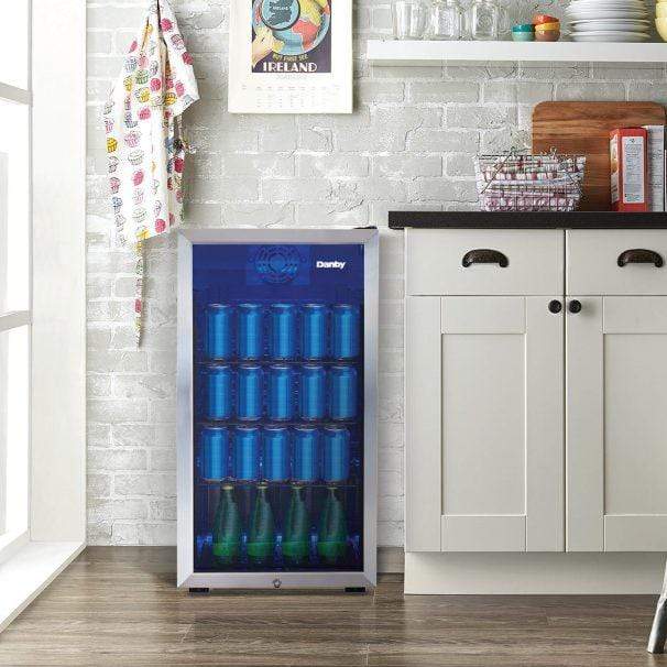 Danby 177 (355ml) Can Capacity Beverage Fridge DBC117A1BSSDB-6 Wine Coolers Empire