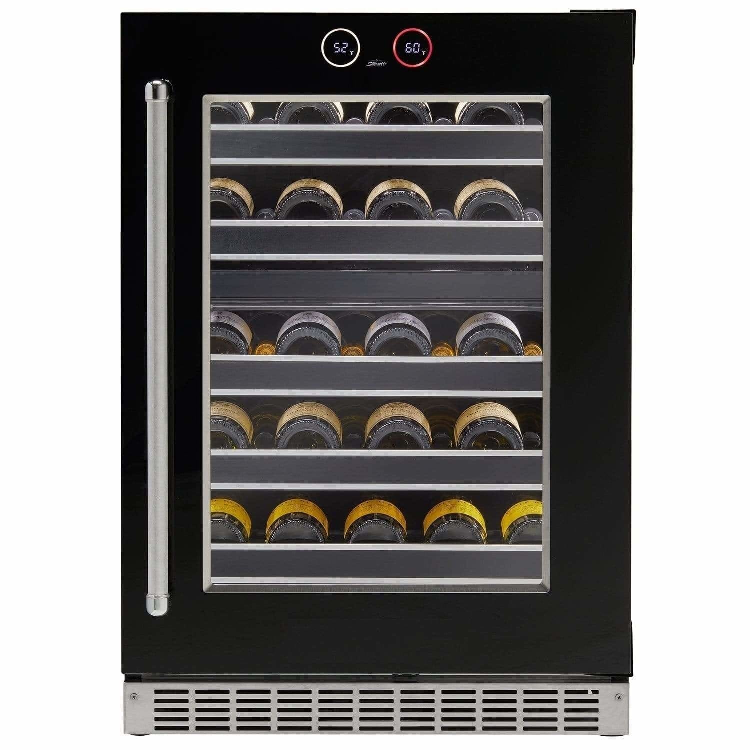 Danby Silhouette Reserve 24 Inch, 37 Bottle Capacity Dual Zone Wine Fridge SRVWC050 Wine Coolers Empire