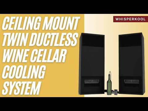 WhisperKOOL Ceiling Mount Twin 9000 Ductless Split System 220V High Efficiency