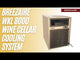 Breezaire WKL Series 2000 Cu. Ft. Wine Fridge System WKL 8000