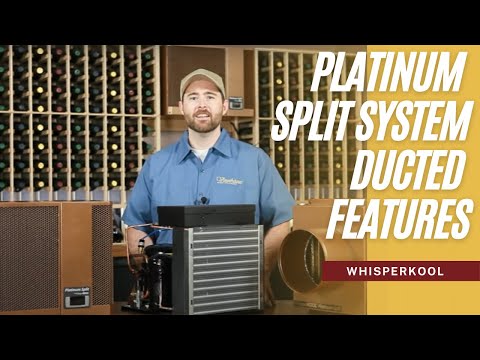 WhisperKOOL Platinum Split 8000 Ducted Cooling System 220V High Efficiency - WhisperKOOL | Wine Coolers Empire - Trusted Dealer
