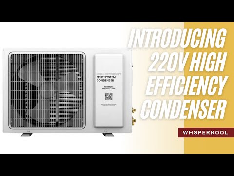 WhisperKOOL Platinum Split Twin Ductless Cooling System 220V High Efficiency