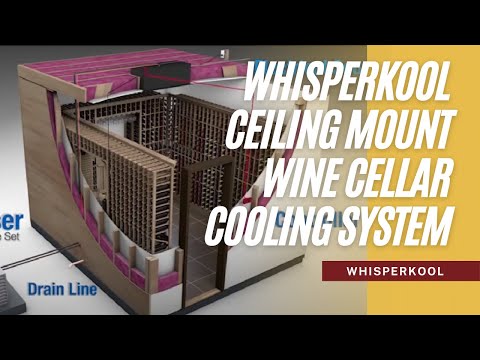 WhisperKOOL Mini Ceiling Mount Ductless Split System with 220V High Efficiency - WhisperKOOL | Wine Coolers Empire - Trusted Dealer