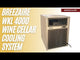 Breezaire WKL Series Cooling System, 1000 cu. ft. Wine Fridge WKL 4000