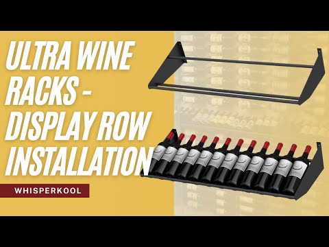 Ultra Wine Racks - Display Rows 3FT (12 Bottles)