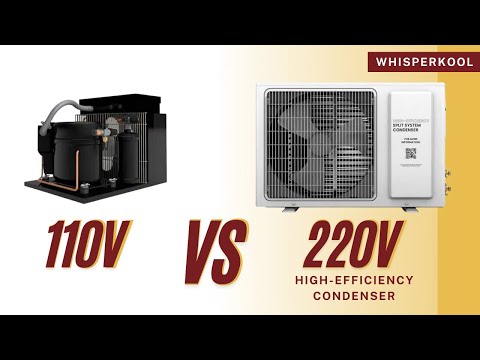 WhisperKOOL Platinum Split Twin Ductless Cooling System 220V High Efficiency