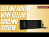 WhisperKOOL Ceiling Mount 8000 Ductless Split System 220V High Efficiency | Wine Coolers Empire - Trusted Dealer