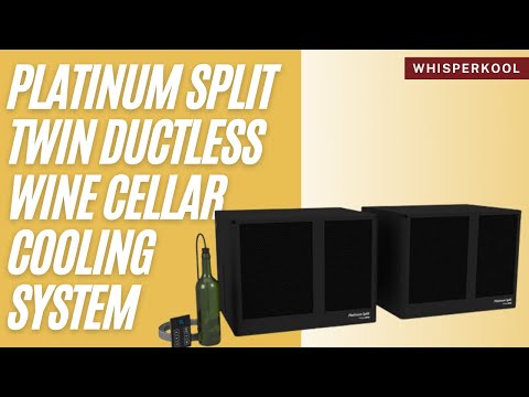WhisperKOOL Platinum Split Twin Ductless Cooling System 220V High Efficiency
