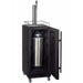 KEGCO 15" Wide Homebrew Single Tap Black Home Brew Kegerator HBK15BBR Wine Coolers Empire