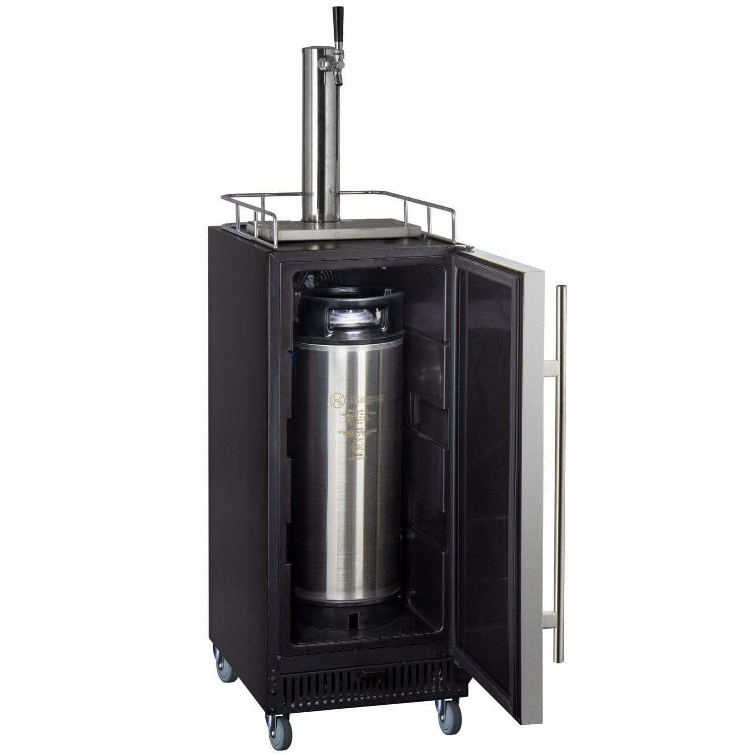 Kegco 15" Wide Kegerator Home Brew HBK15BSR Wine Coolers Empire