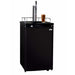 Kegco 20" Wide Cold Brew Coffee Single Tap Black Kegerator ICK19B-1 Wine Coolers Empire