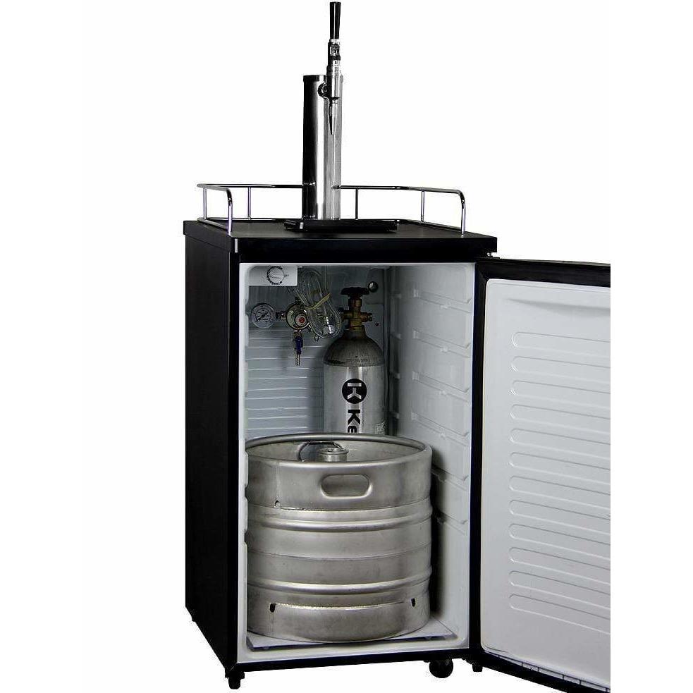 Kegco 20" Wide Guinness® Stainless Steel Single Tap Kegerator K199SS-G Wine Coolers Empire