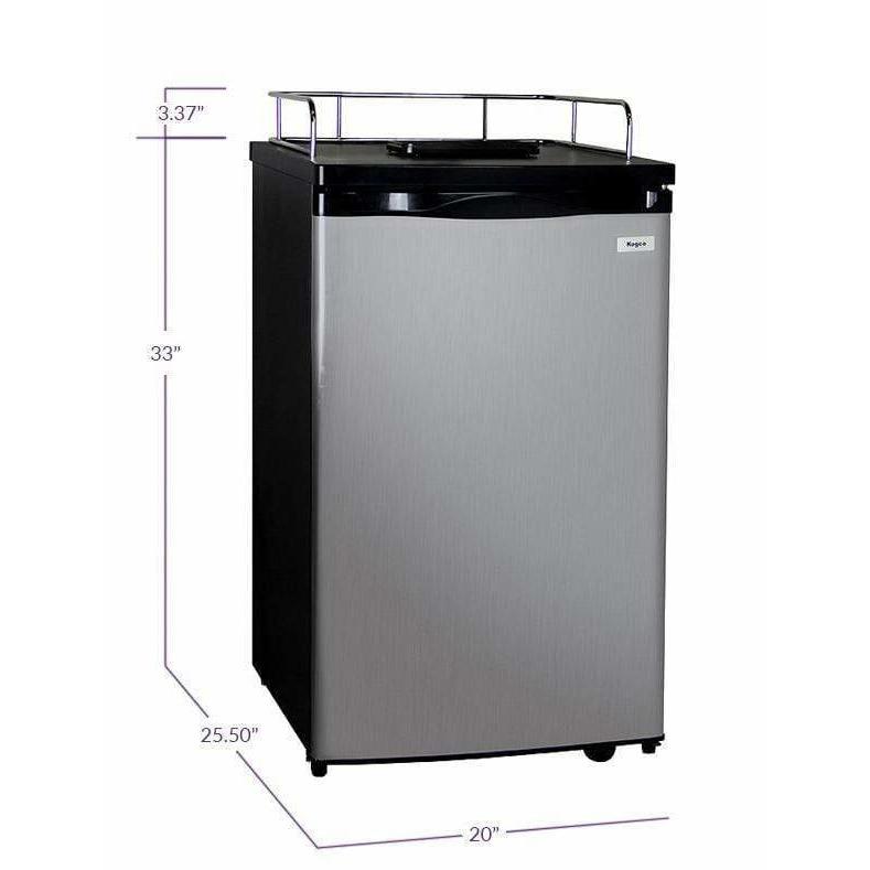 Kegco 20" Wide Stainless Steel Kegerator - Cabinet Only Kegerator MDK-199SS-01 Wine Coolers Empire