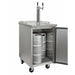 Kegco 24" Wide Cold Brew Coffee Dual Tap All Stainless Steel Kegerator ICXCK-1S-2 Wine Coolers Empire