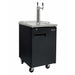 Kegco 24" Wide Cold Brew Coffee Dual Tap Black Kegerator ICXCK-1B-2 Wine Coolers Empire