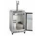 Kegco 24" Wide Dual Tap All Stainless Steel Outdoor Left Hinge with Kit Kegerator HK38SSC-L-2 Wine Coolers Empire