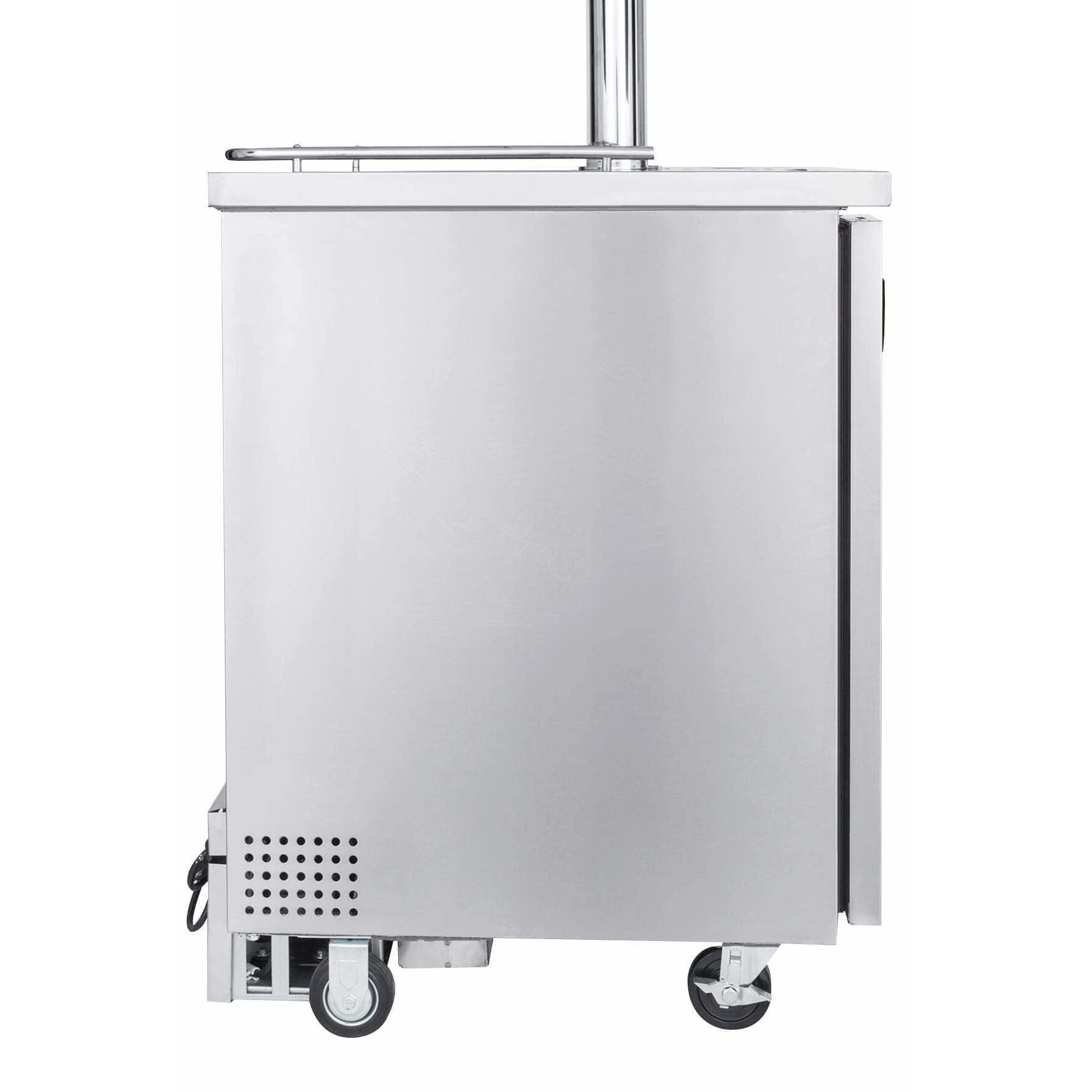 Kegco 24" Wide Kombucha Four Tap All Stainless Steel Kegerator KOMC1S-4 Wine Coolers Empire