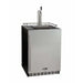 Kegco 24" Wide Single Tap Stainless Steel Built-In Right Hinge with Kit Kegerator HK38BSU-1 Wine Coolers Empire
