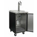Kegco Three Faucet Commercial Keg Beer Dispenser -Black Kegerator XCK-1B-3K Wine Coolers Empire