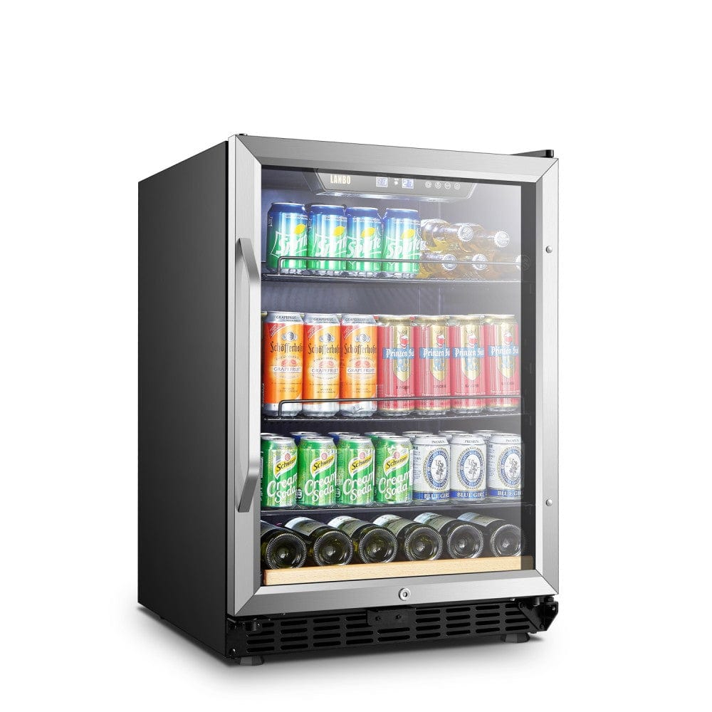 Lanbo 110 Cans 6 Bottles Stainless Steel Beverage Coolers LB148BC - Lanbo | Wine Coolers Empire - Trusted Dealer