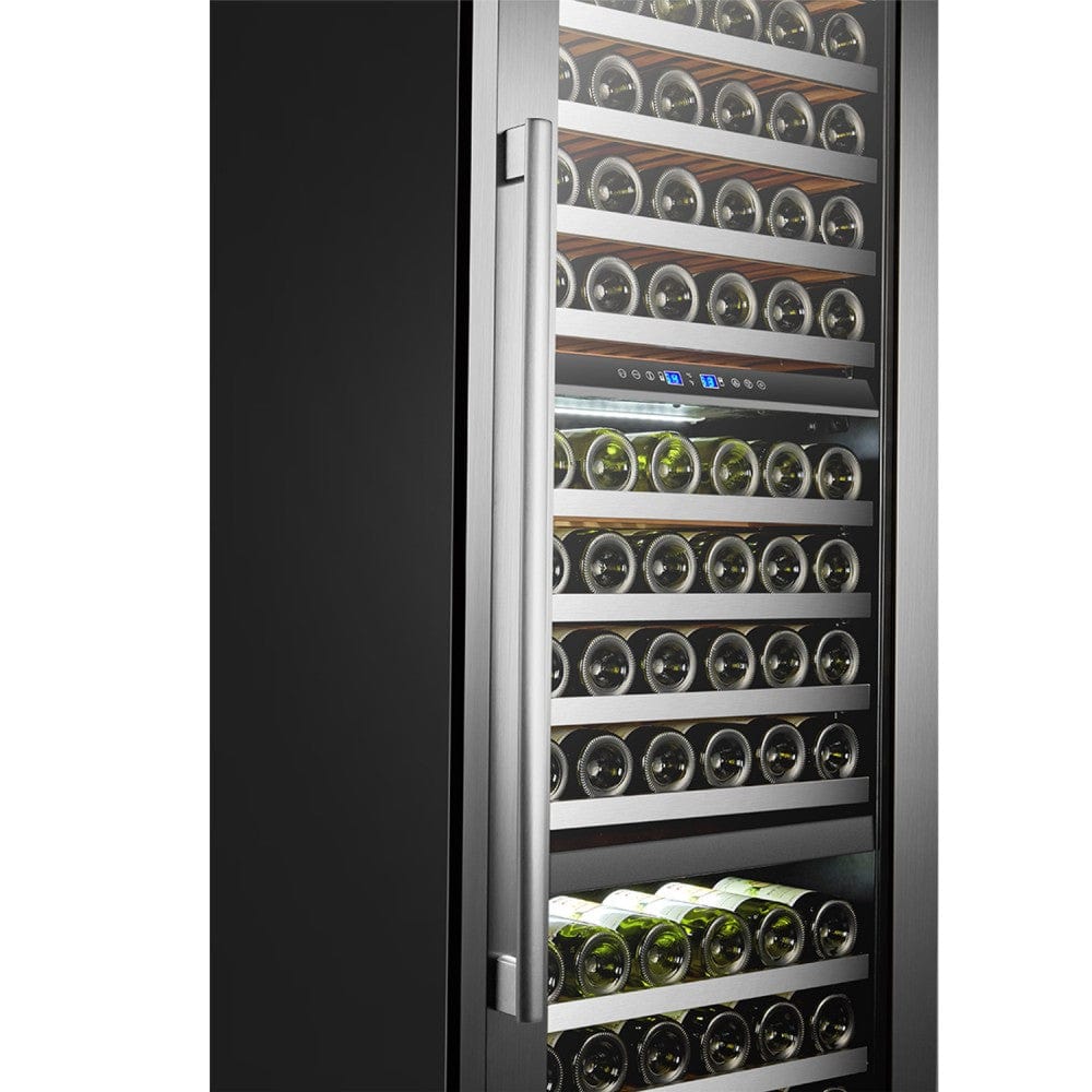 Lanbo 143 Bottles Triple Zone Stainless Steel Wine Coolers LP168T - Lanbo | Wine Coolers Empire - Trusted Dealer