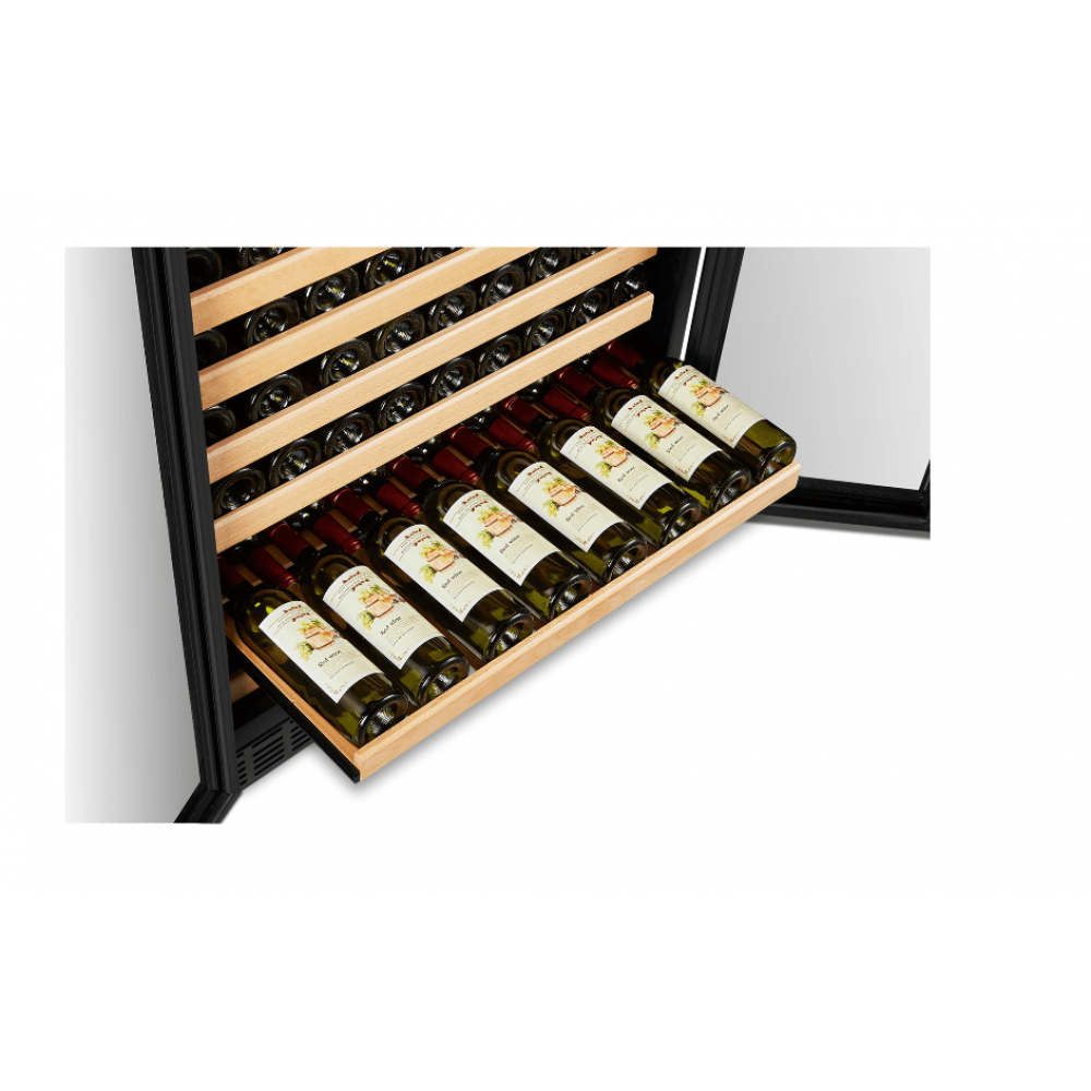 Lanbo 287 Bottles Dual Black French Door Wine Coolers LP328D - Lanbo | Wine Coolers Empire - Trusted Dealer