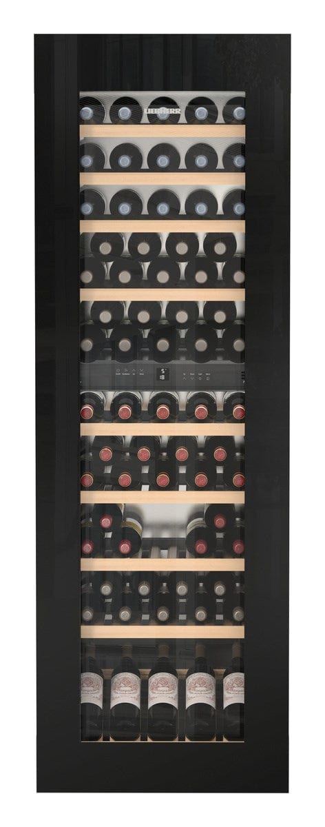 Liebherr HWGB 8300 Built-in Fully Integrated Black Glass Wine Cabinet -Wine Coolers Empire