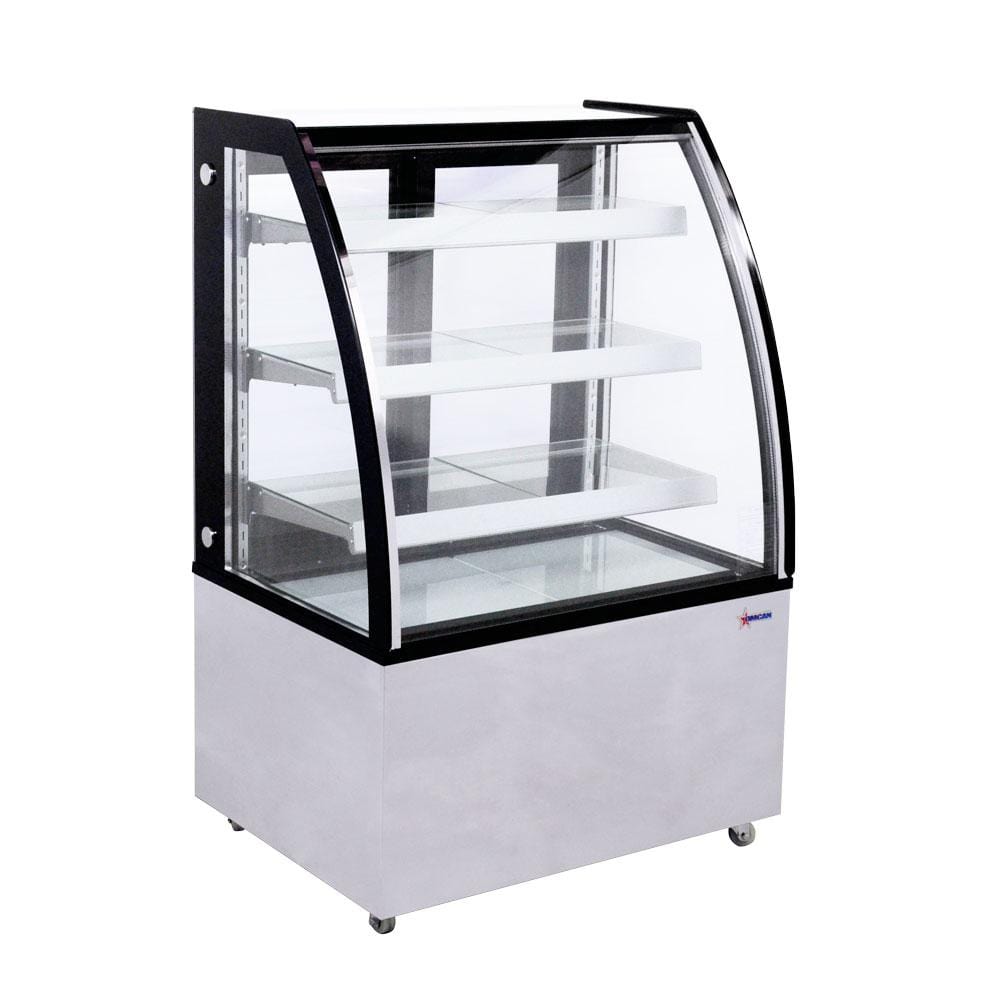OMCAN 36" Refrigerated Floor Showcase 44387 Wine Coolers Empire