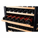Smith & Hanks 166 Bottle Single Zone Smoked Black Glass Wine Fridge RW428SRG Wine Coolers Empire